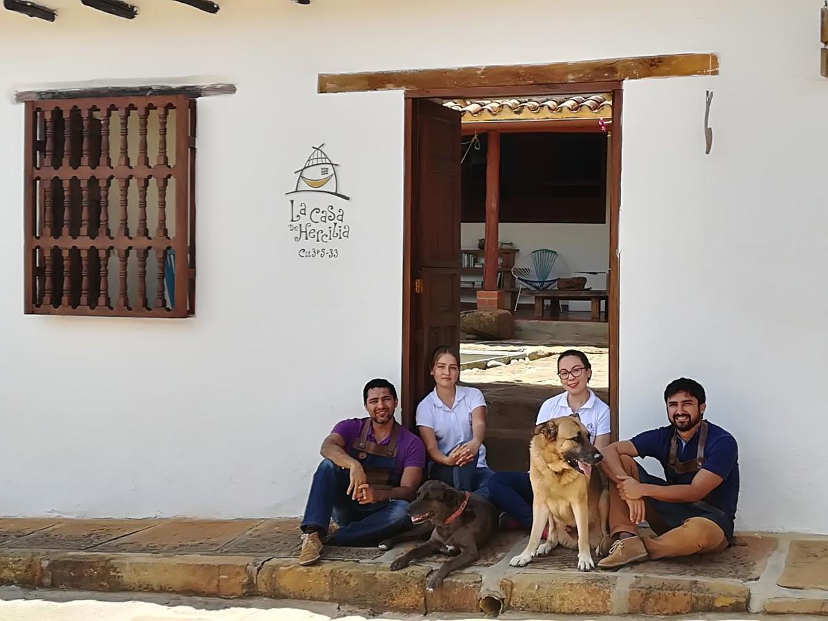 La Casa De Hercilia Boutique Barichara Εξωτερικό φωτογραφία